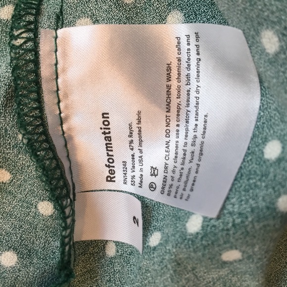 Reformation Lumiere Dress, 2 (new with tags) - Picture 8 of 8